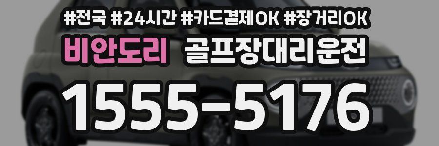 비안도리 골프장대리운전