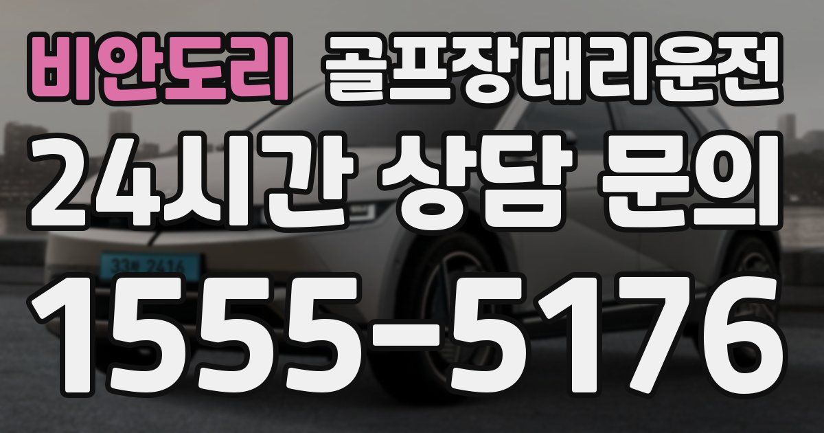 골프장대리운전 서비스