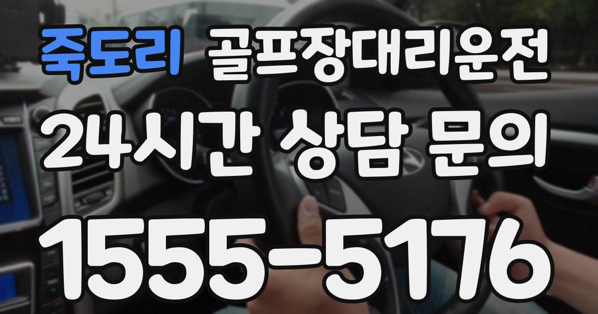 골프장대리운전 서비스