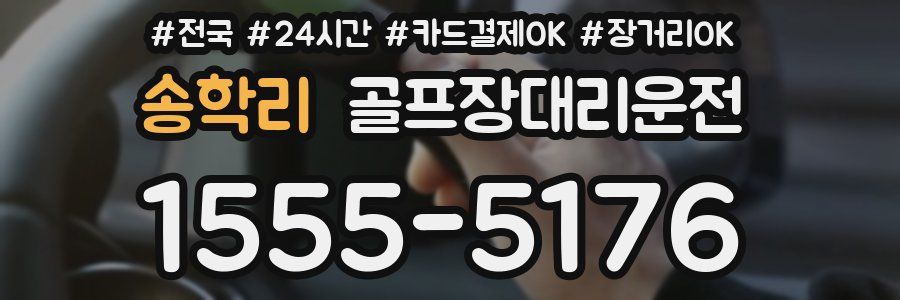 송학리 골프장대리운전