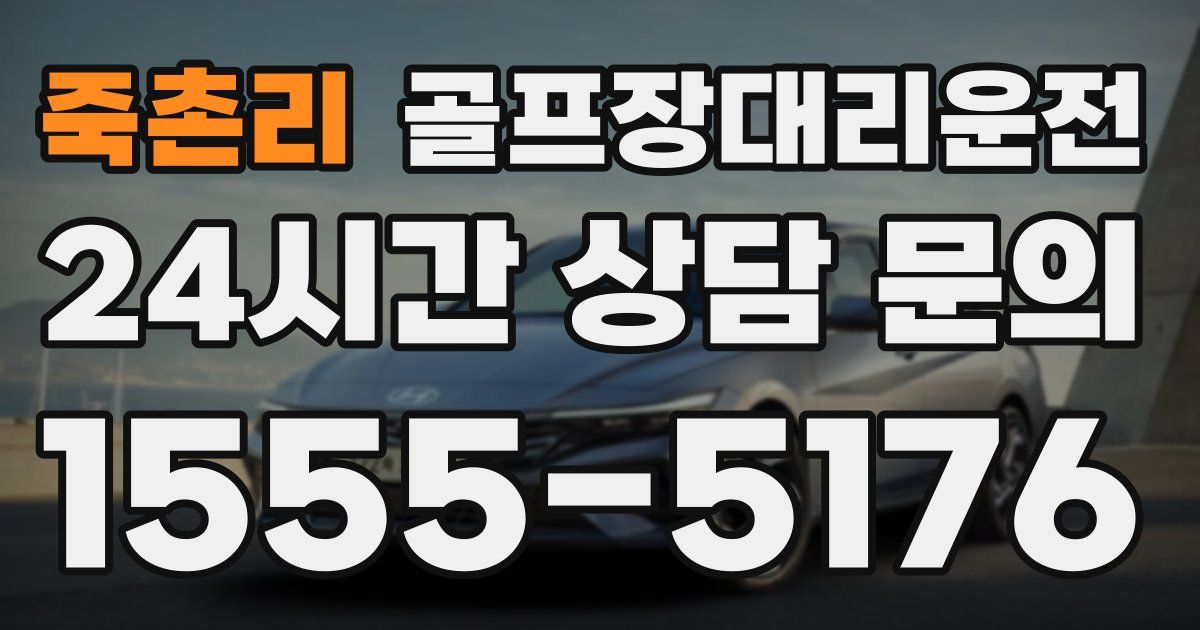 골프장대리운전 서비스
