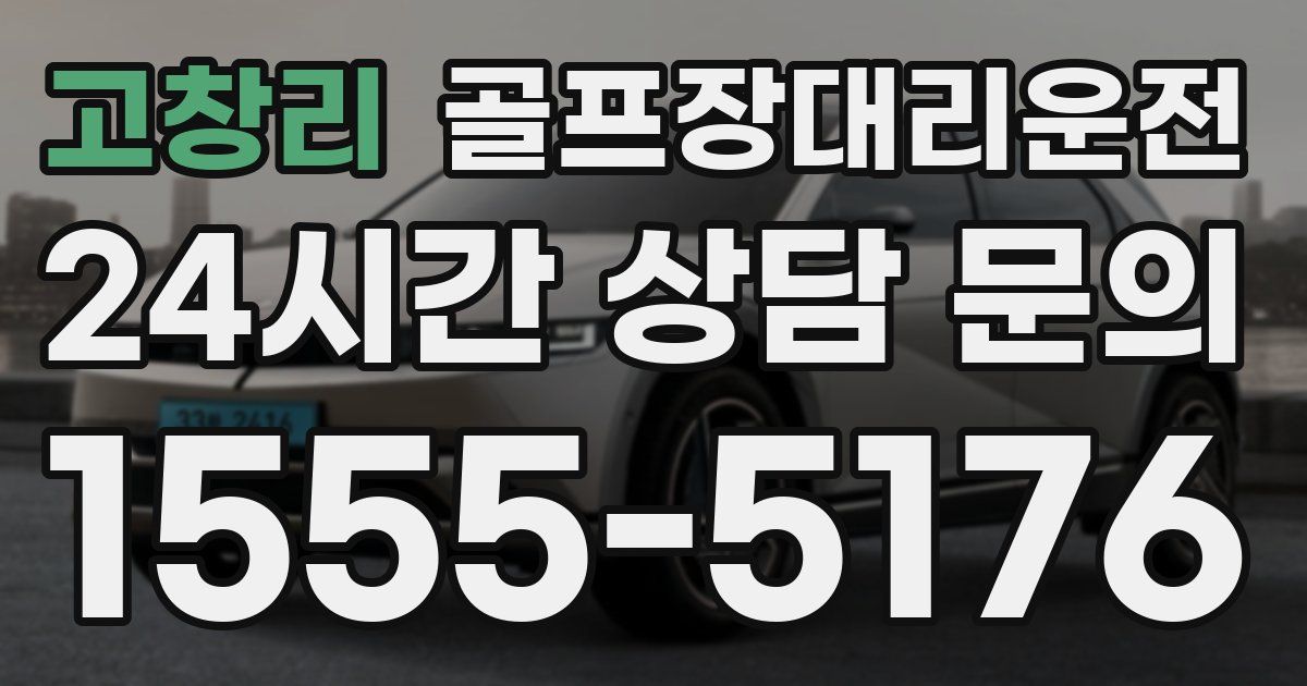 골프장대리운전 서비스