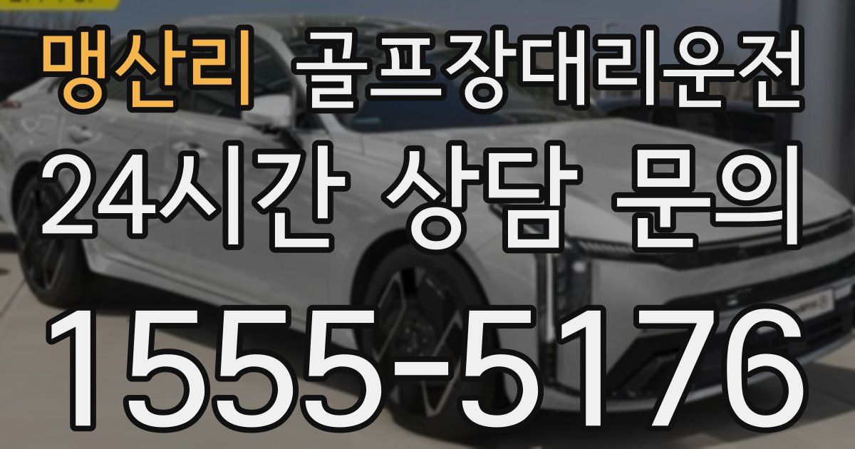 골프장대리운전 서비스
