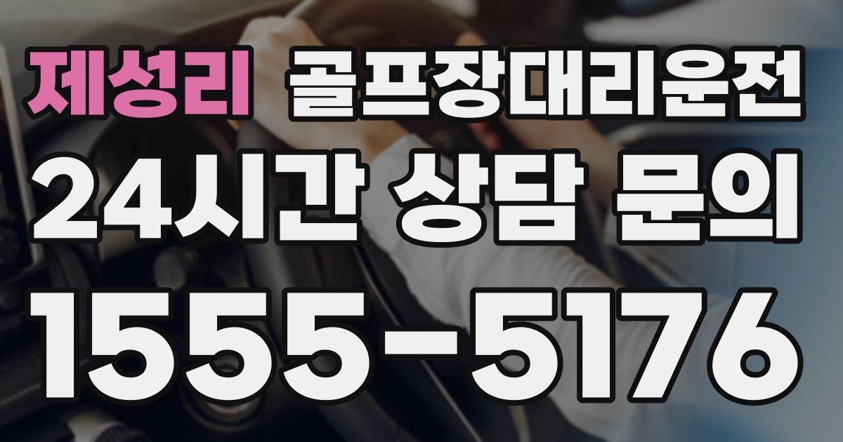 골프장대리운전 서비스