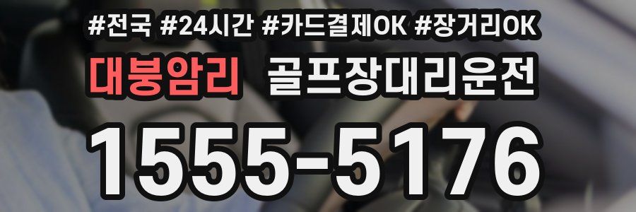 대붕암리 골프장대리운전