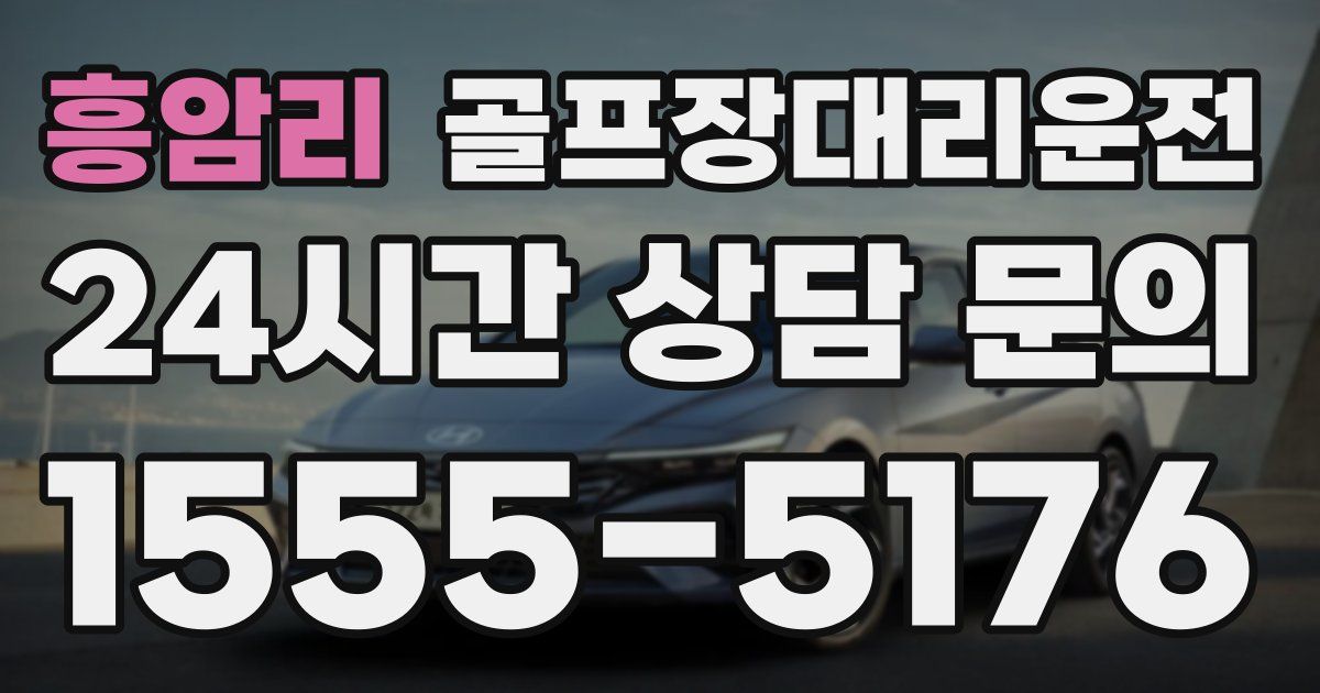 골프장대리운전 서비스