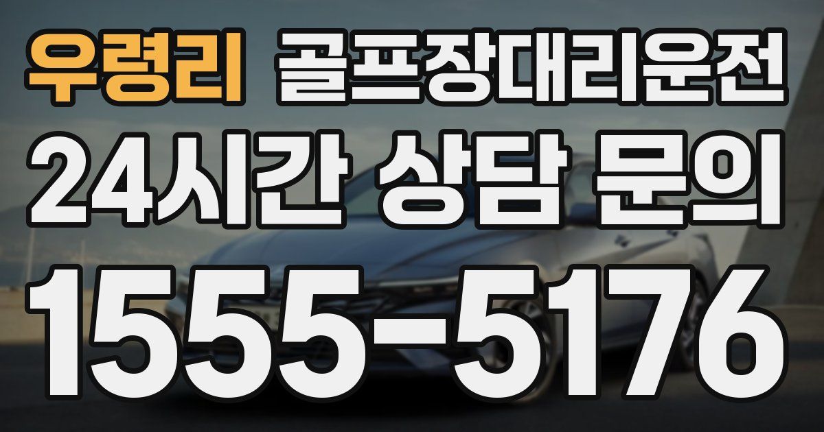 골프장대리운전 서비스