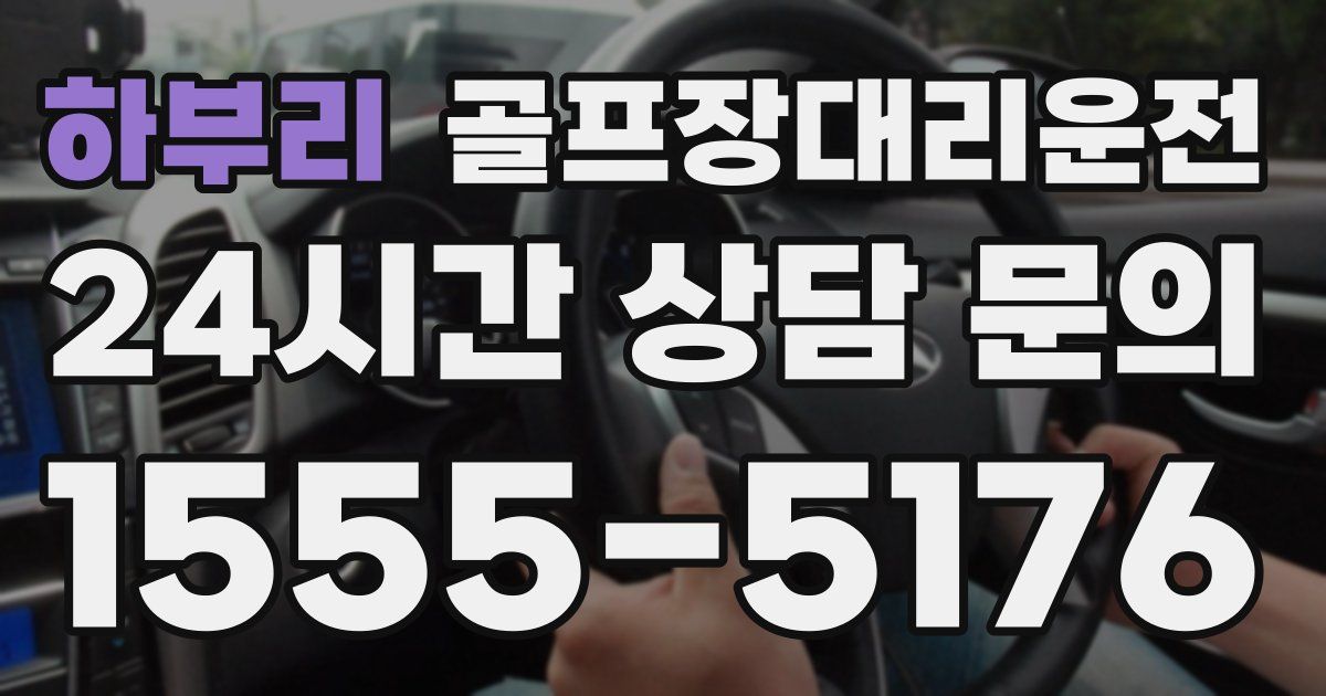 골프장대리운전 서비스