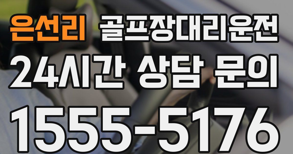 골프장대리운전 서비스