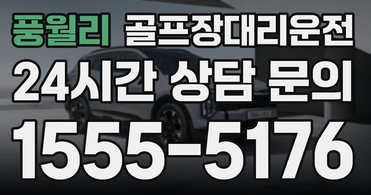 골프장대리운전 서비스
