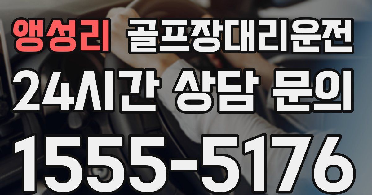 골프장대리운전 서비스