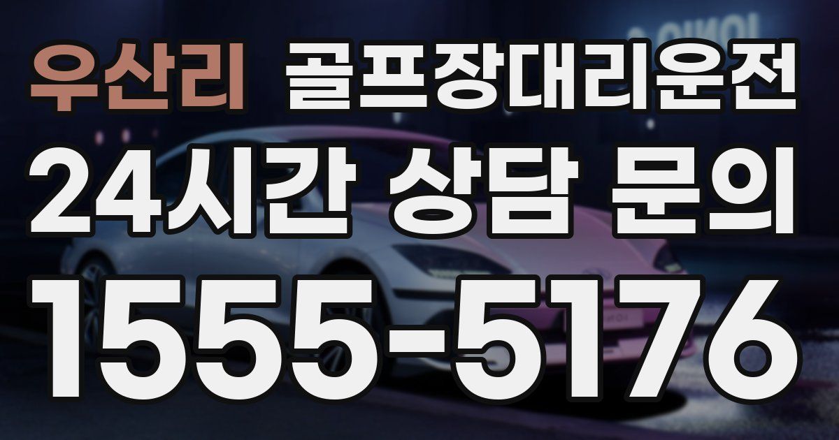 골프장대리운전 서비스