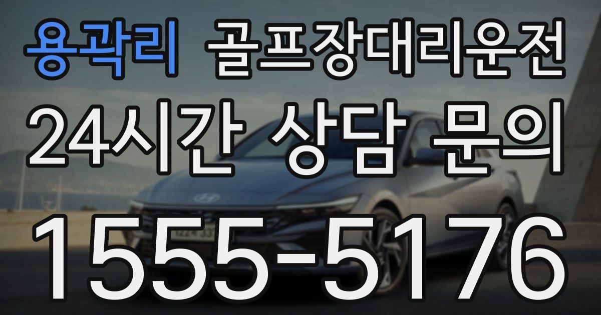 골프장대리운전 서비스