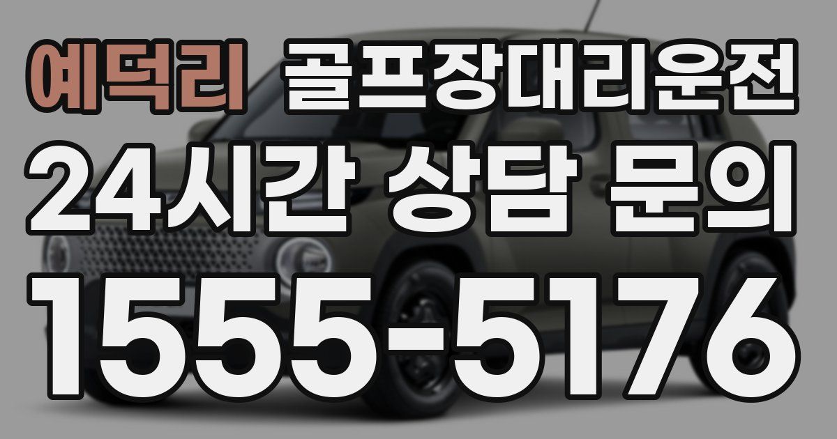 골프장대리운전 서비스