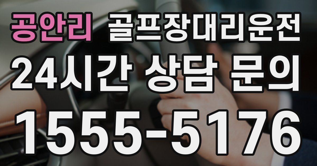 골프장대리운전 서비스
