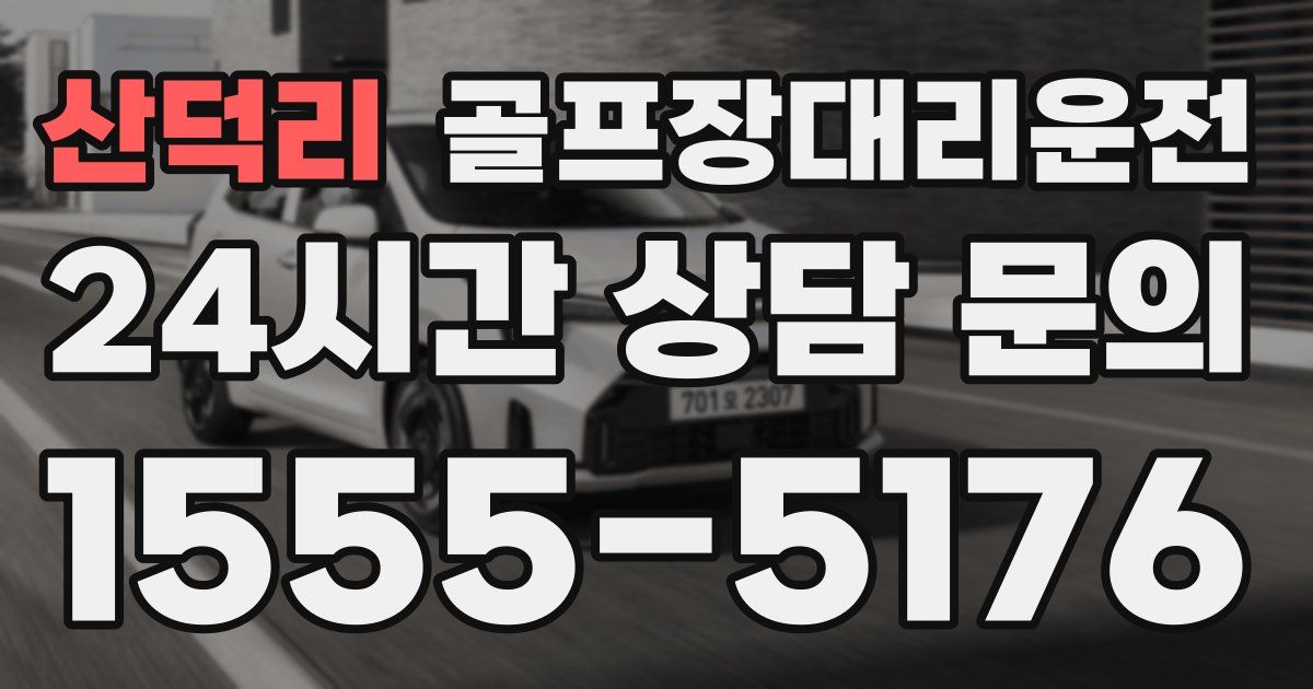 골프장대리운전 서비스