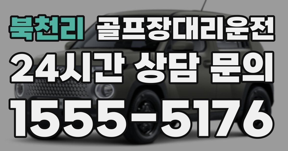 골프장대리운전 서비스