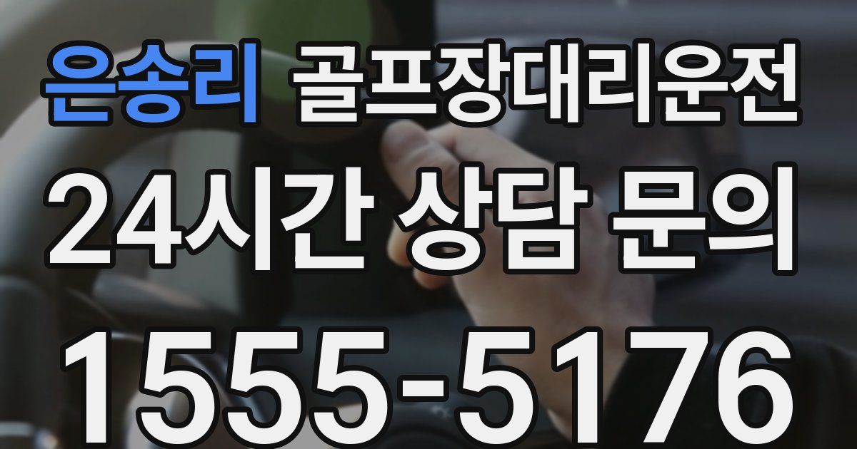 골프장대리운전 서비스