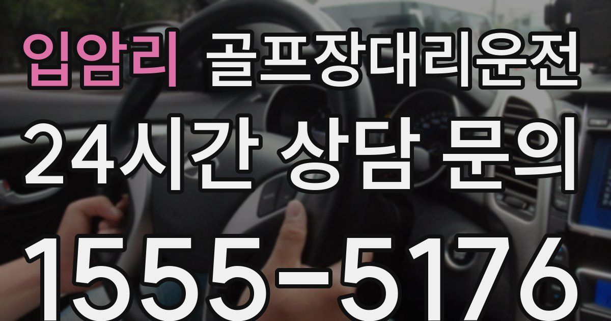 골프장대리운전 서비스