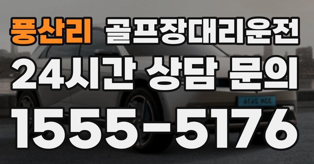 골프장대리운전 서비스
