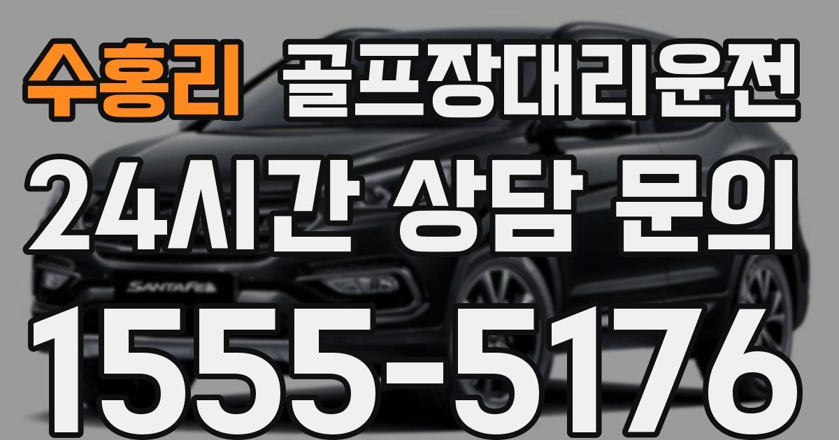 골프장대리운전 서비스