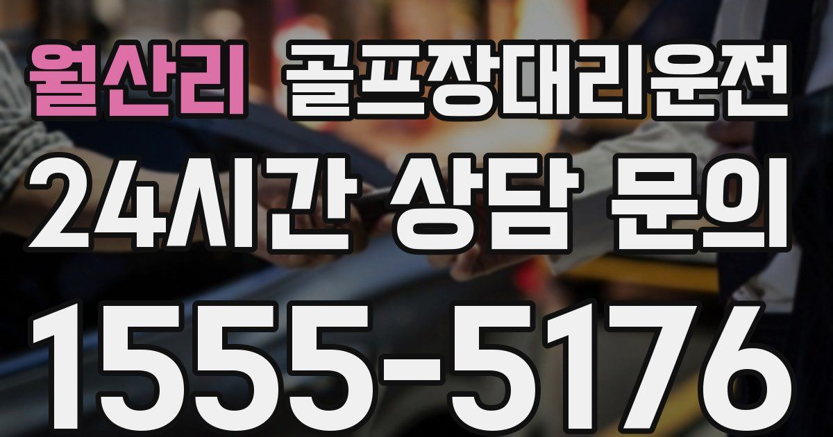 골프장대리운전 서비스
