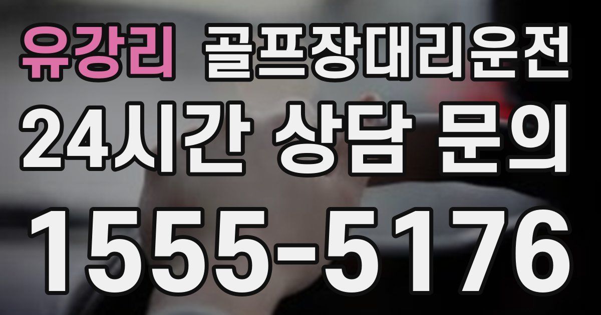 골프장대리운전 서비스