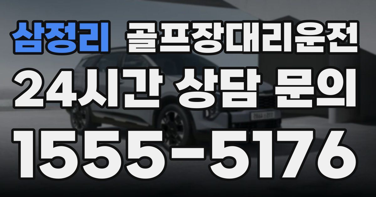 골프장대리운전 서비스