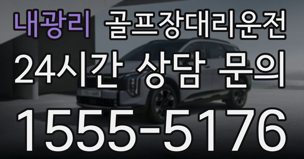 골프장대리운전 서비스