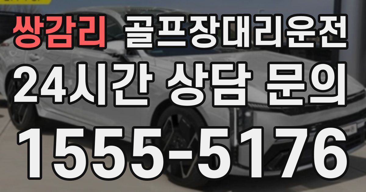 골프장대리운전 서비스