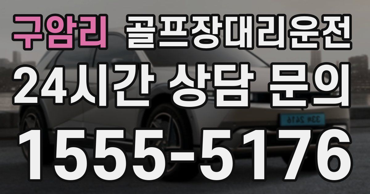 골프장대리운전 서비스