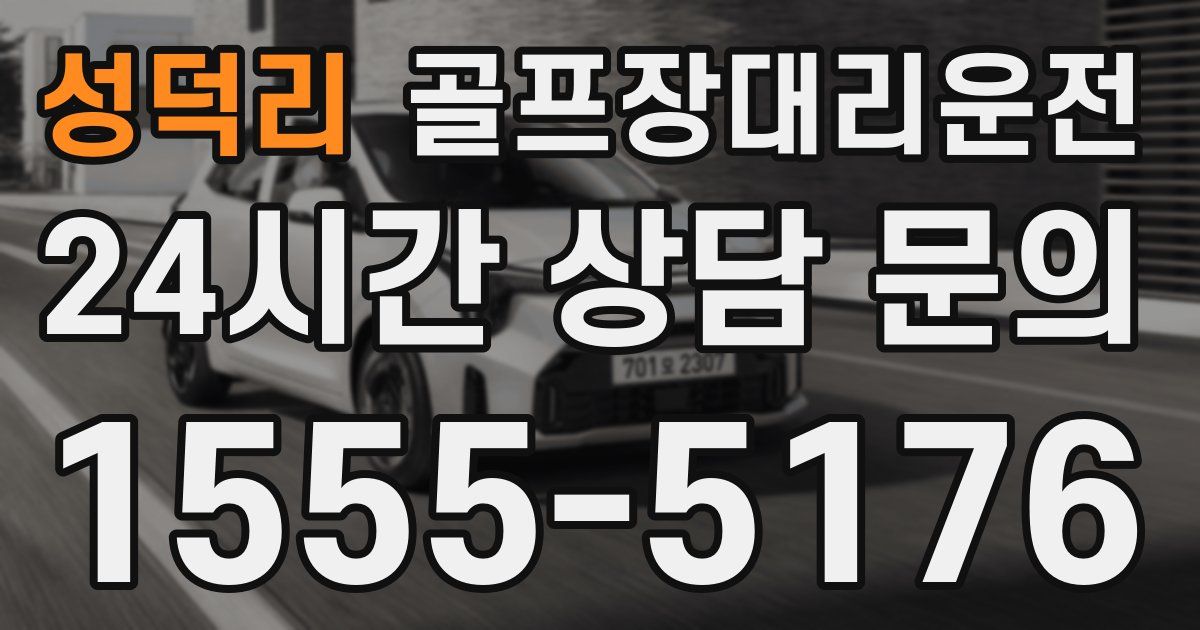 골프장대리운전 서비스