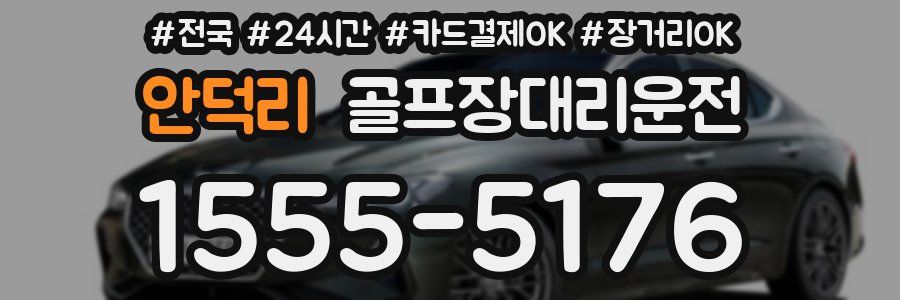 안덕리 골프장대리운전