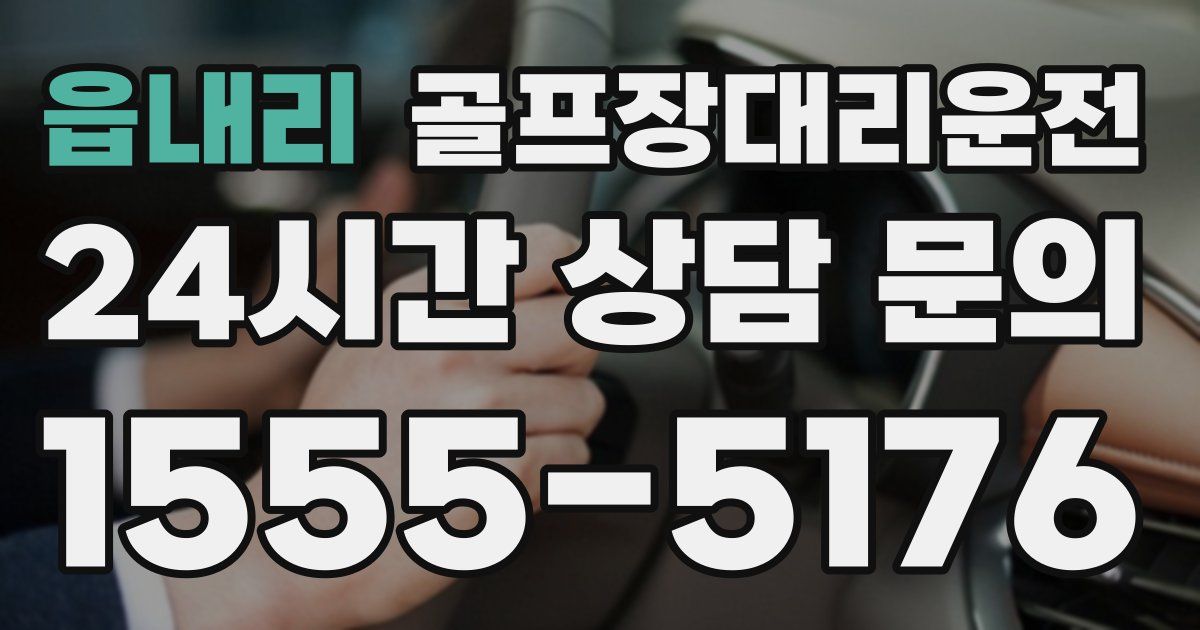 골프장대리운전 서비스