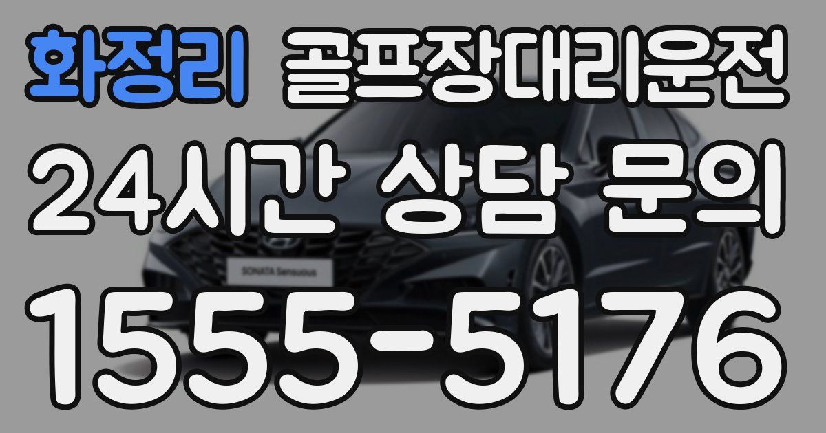 골프장대리운전 서비스