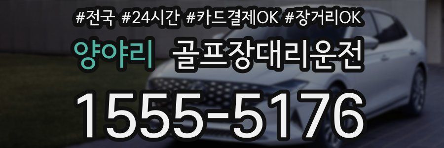 양야리 골프장대리운전
