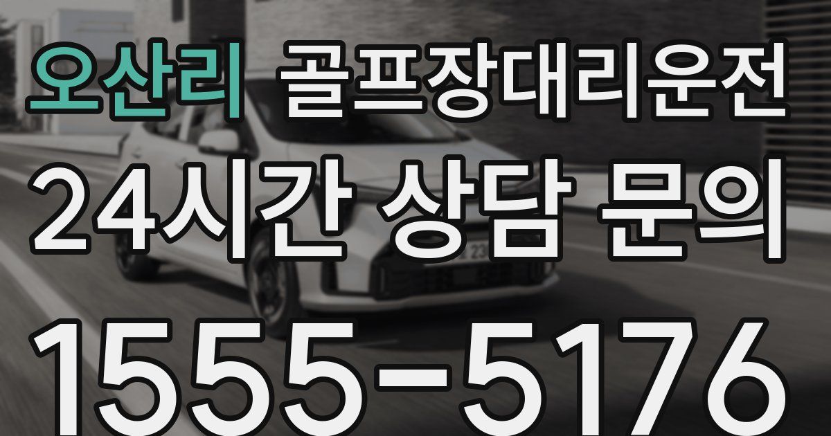 골프장대리운전 서비스