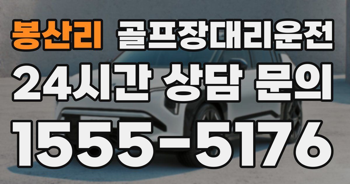골프장대리운전 서비스