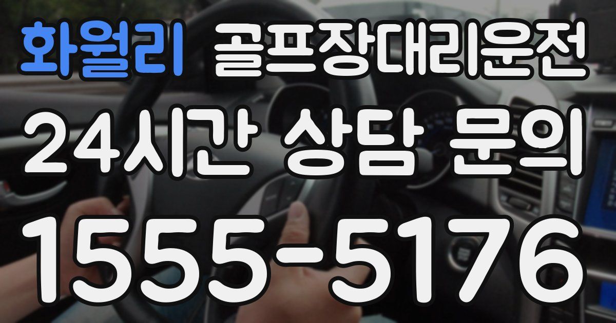 골프장대리운전 서비스