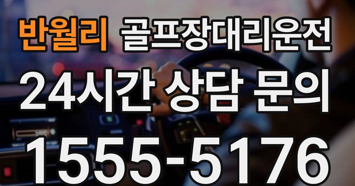 골프장대리운전 서비스