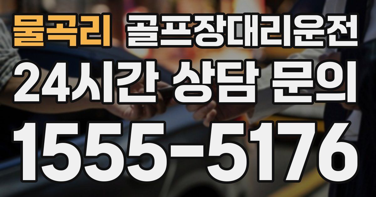 골프장대리운전 서비스