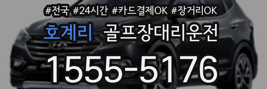 호계리 골프장대리운전