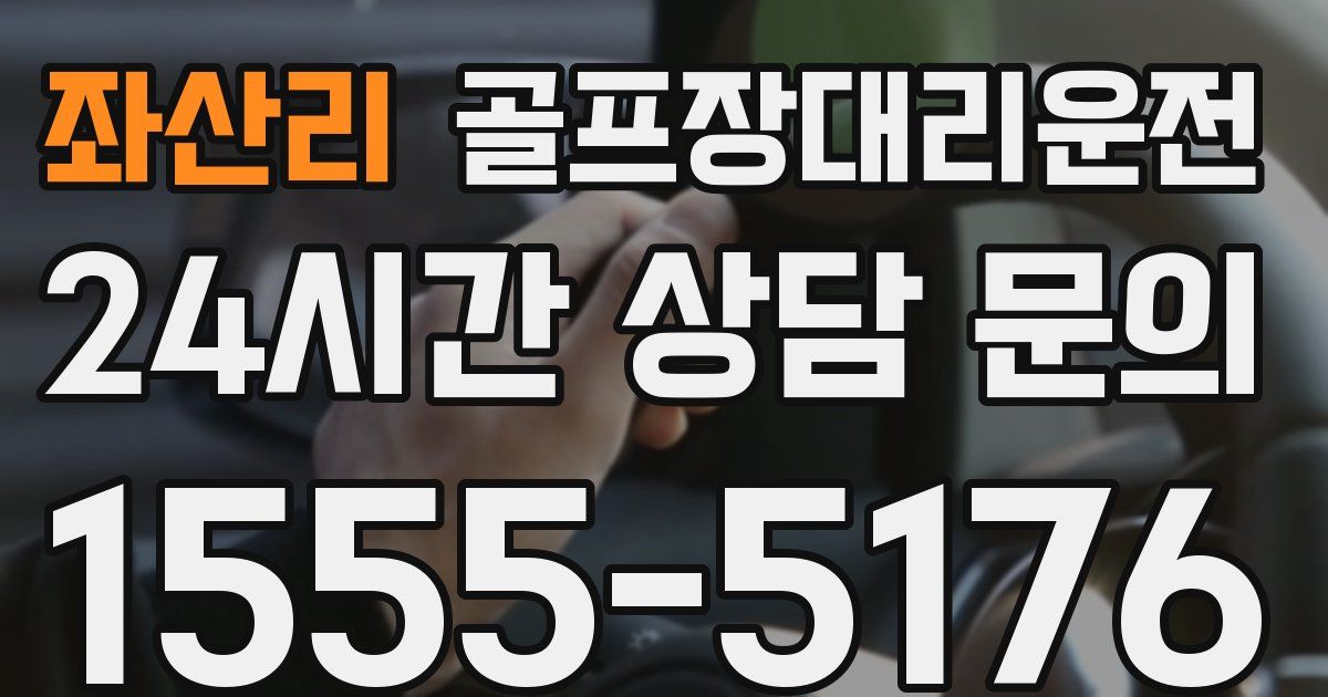 골프장대리운전 서비스