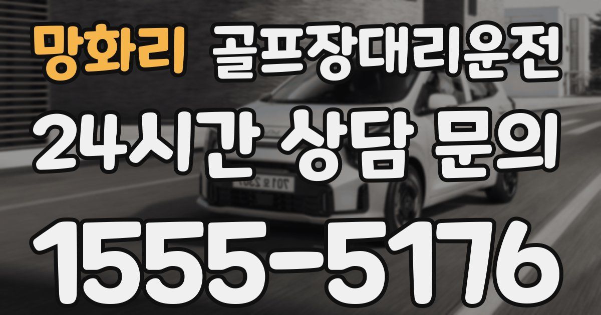 골프장대리운전 서비스