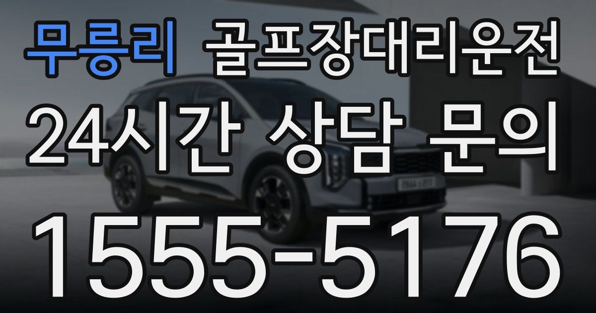 골프장대리운전 서비스