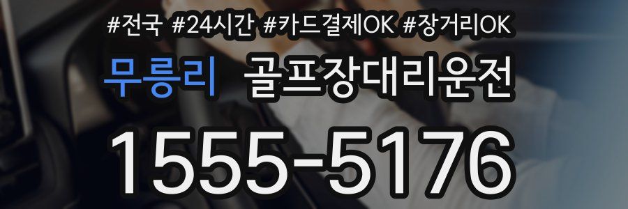 무릉리 골프장대리운전