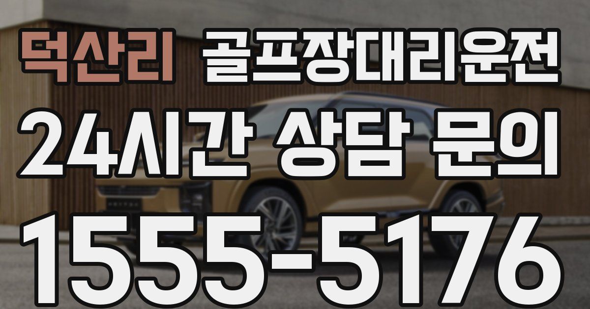 골프장대리운전 서비스