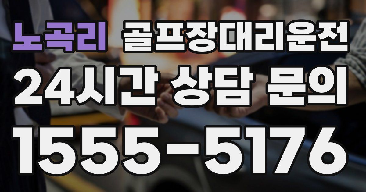 골프장대리운전 서비스