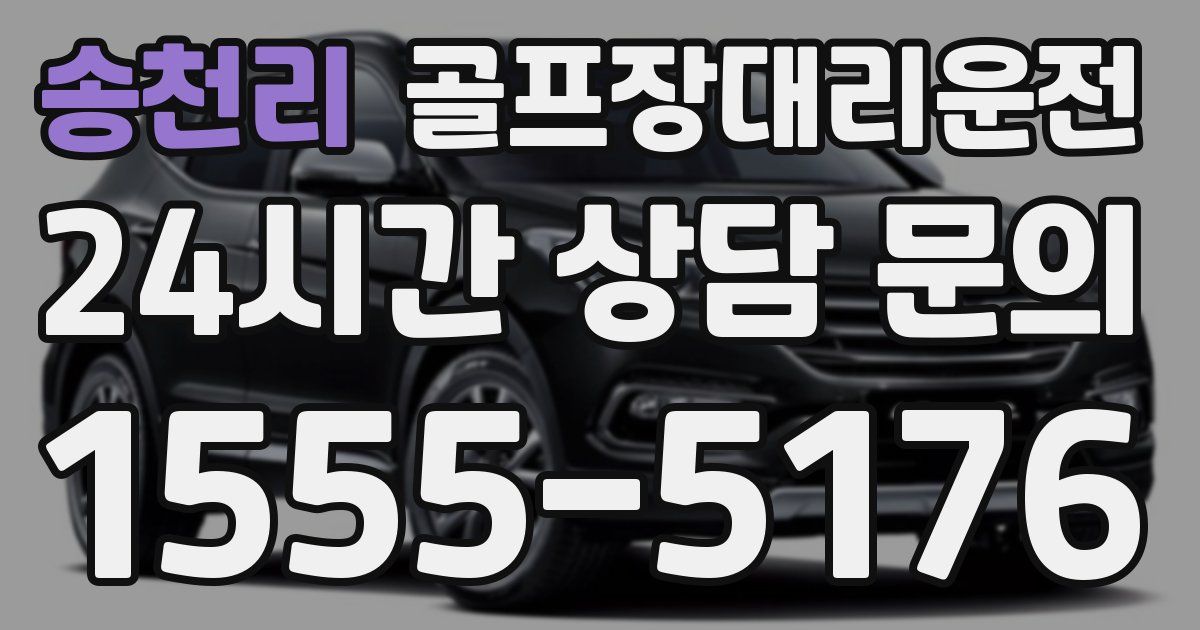 골프장대리운전 서비스