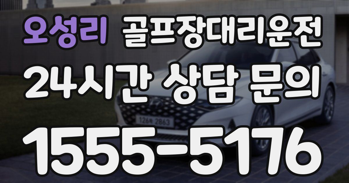 골프장대리운전 서비스